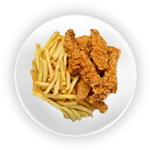 4 Pcs Chicken Strips Meal 